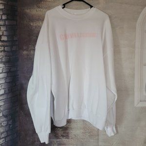Curvalicious White Sweatshirt, Size 2XL Brand New! Hanes Sweatshirt!